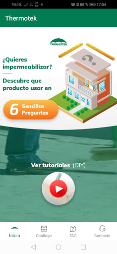 Android application Thermotek screenshort