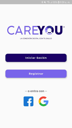 Android application careYou Salud screenshort