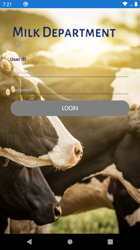 Android application Milk Department screenshort