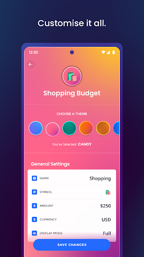 Screenshot of Budget Tracker by Fold Money