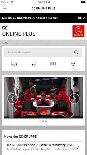 Android application GC Österreich screenshort