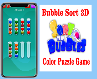 Bubble Sort 3D - Color Puzzle Game