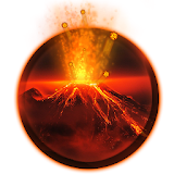 Floor is volcano lava Live Wallpaper icon