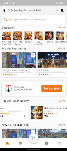 Android application UGFlash Food- Grocery Delivery screenshort