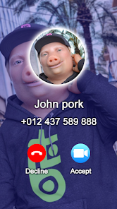Imágen 3 Fake Call From John Pork android
