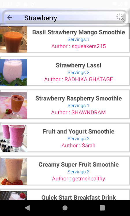 Smoothies: Juice recipe - 6.0 - (Android)