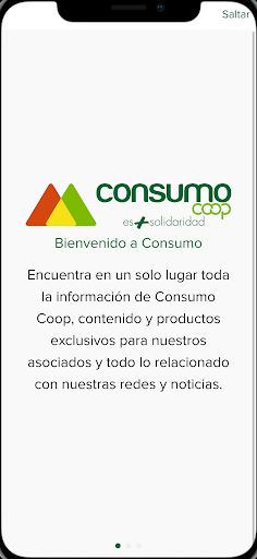 Android application Consumo Coop screenshort