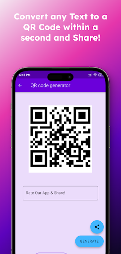 Text to QR Code Screen 2