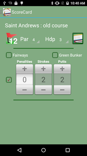 Golf ScoreCard Free
