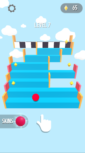 Bounce 3D  Stairs Jumping Red Ball