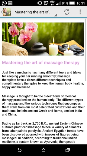 Massage Therapy Techniques