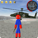 Cover Image of Download Spider Stickman Rope Hero Gangstar Crime 4.0 APK