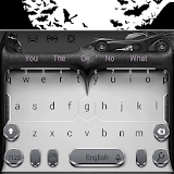 Black and white bats Chariot keyboard theme icon
