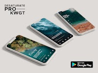 screenshot of Desaturate Pro KWGT