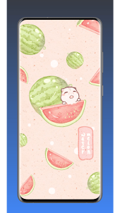 Cute Watermelon Wallpaper