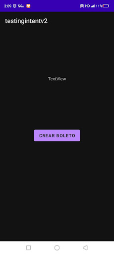 Android application Dummy ticket app screenshort