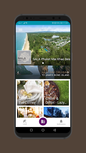 Android application SALA Hospitality Group screenshort
