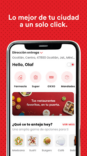 Android application Deeli: Delivery de comida screenshort