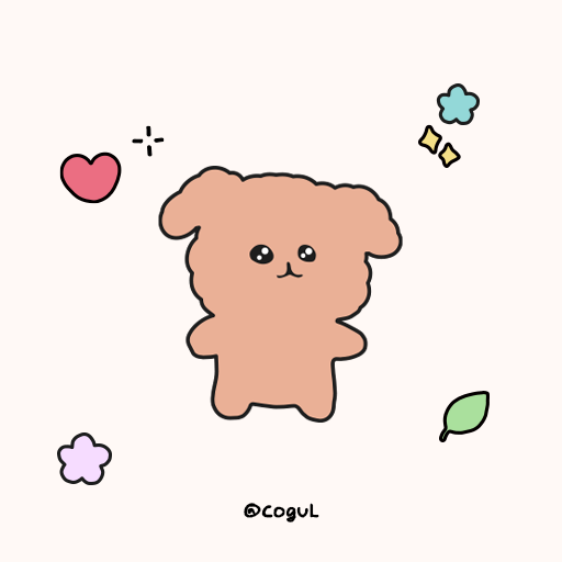 카카오톡 테마 - 맑눈광 강지_패턴 logo