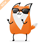 Cover Image of Tải xuống Fox Stickers WAStickerApps 2.0 APK