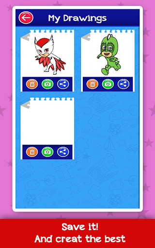 Pj super heroes coloring book masks