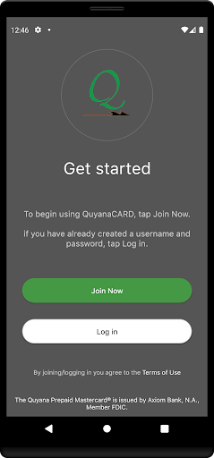 QuyanaCARD Screen 2