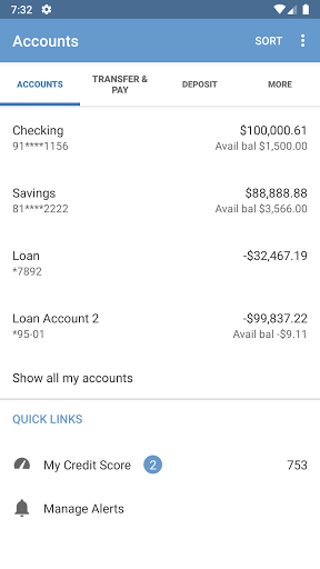T&I Credit Union Screen 3