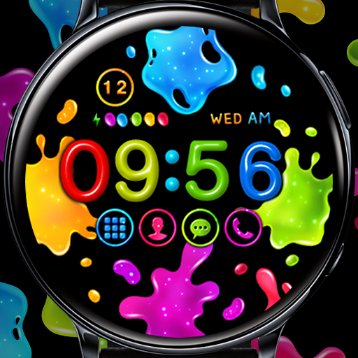 Colorful Slime_Watchface logo