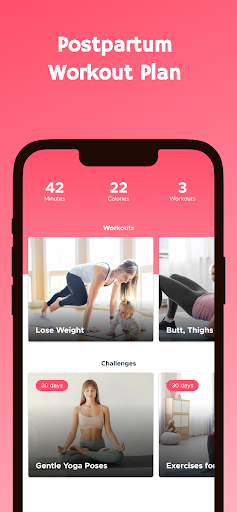 Screenshot of Postnatal Workouts
