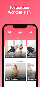 Screenshot 2 Rutina de ejercicios posparto android