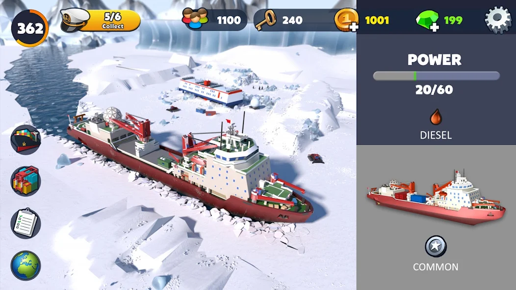 Port City: Ship Tycoon Games UI shots 1