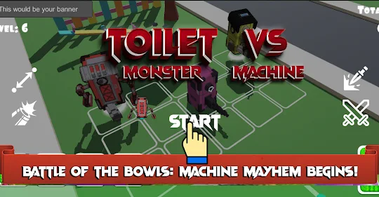 Toilet Monster vs Machine