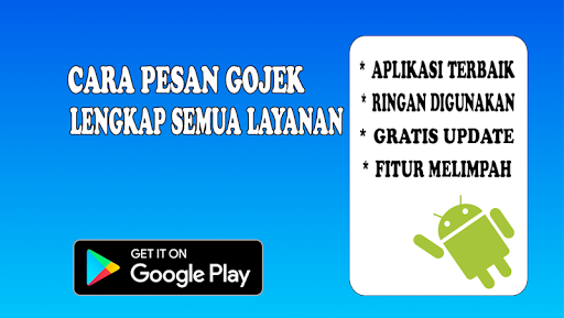 Android application Cara Pesan Gojek Semua Layanan screenshort