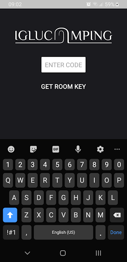 IGLUCAMPING Access Screen 2