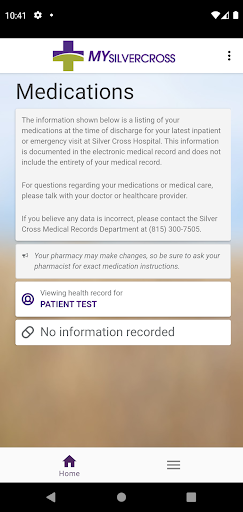 MYSilverCross Screen 3