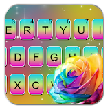 Rainbow Rose Keyboard Theme icon