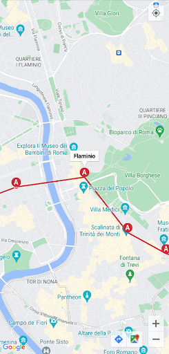 Rome metro stations Screen 2