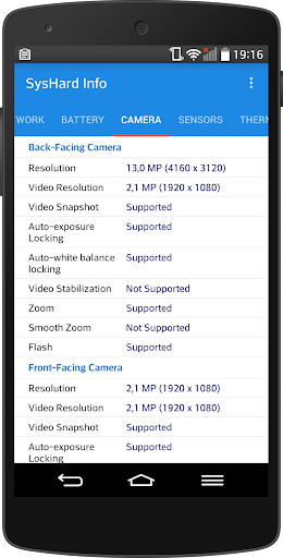 Android application SysHard Info screenshort