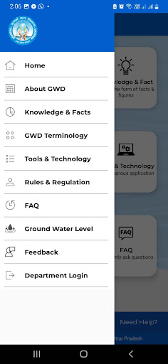 Ground Water Information, U.P Screen 3