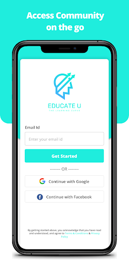 Android application Educate U screenshort