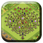 Town Hall 10 Trophy Base Maps Screenshot