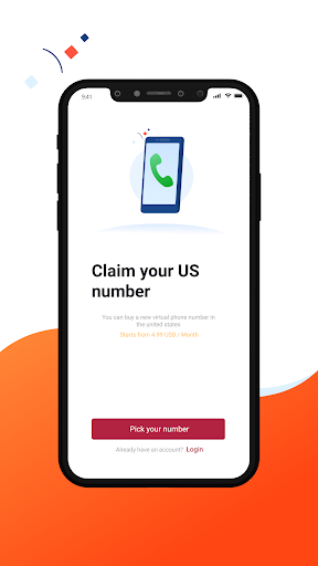 Android application PhonePlus: Second phone number screenshort