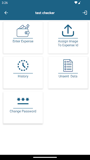 Android application ImprestFirst screenshort