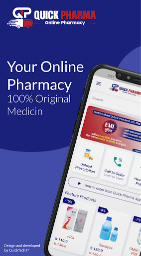 Android application Quick pharma - Online pharmacy screenshort