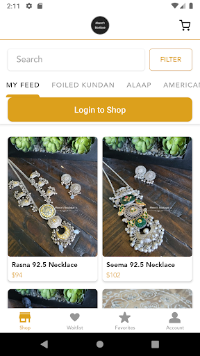 Meeras Boutique Screen 2