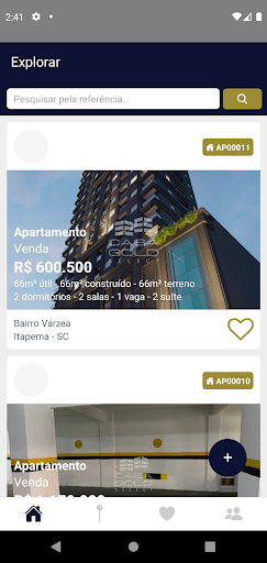 Android application Casa Gold Select screenshort