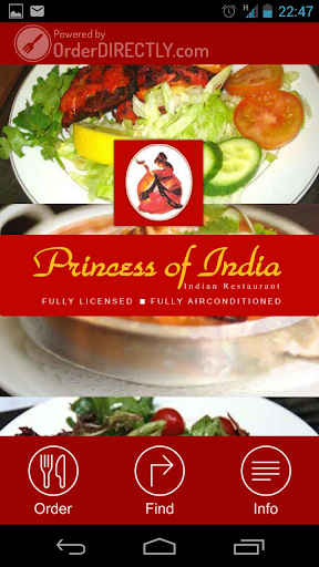 Android application Princess of India screenshort