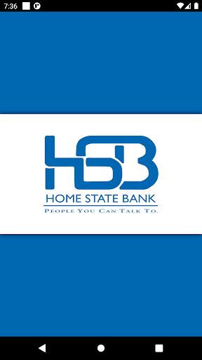 Android application Home State Bank Mobile Secure screenshort
