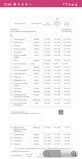 Malayalam Calendar 2023 Screenshot 3 - AppWisp.com
