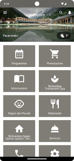 Anteprima dell'app